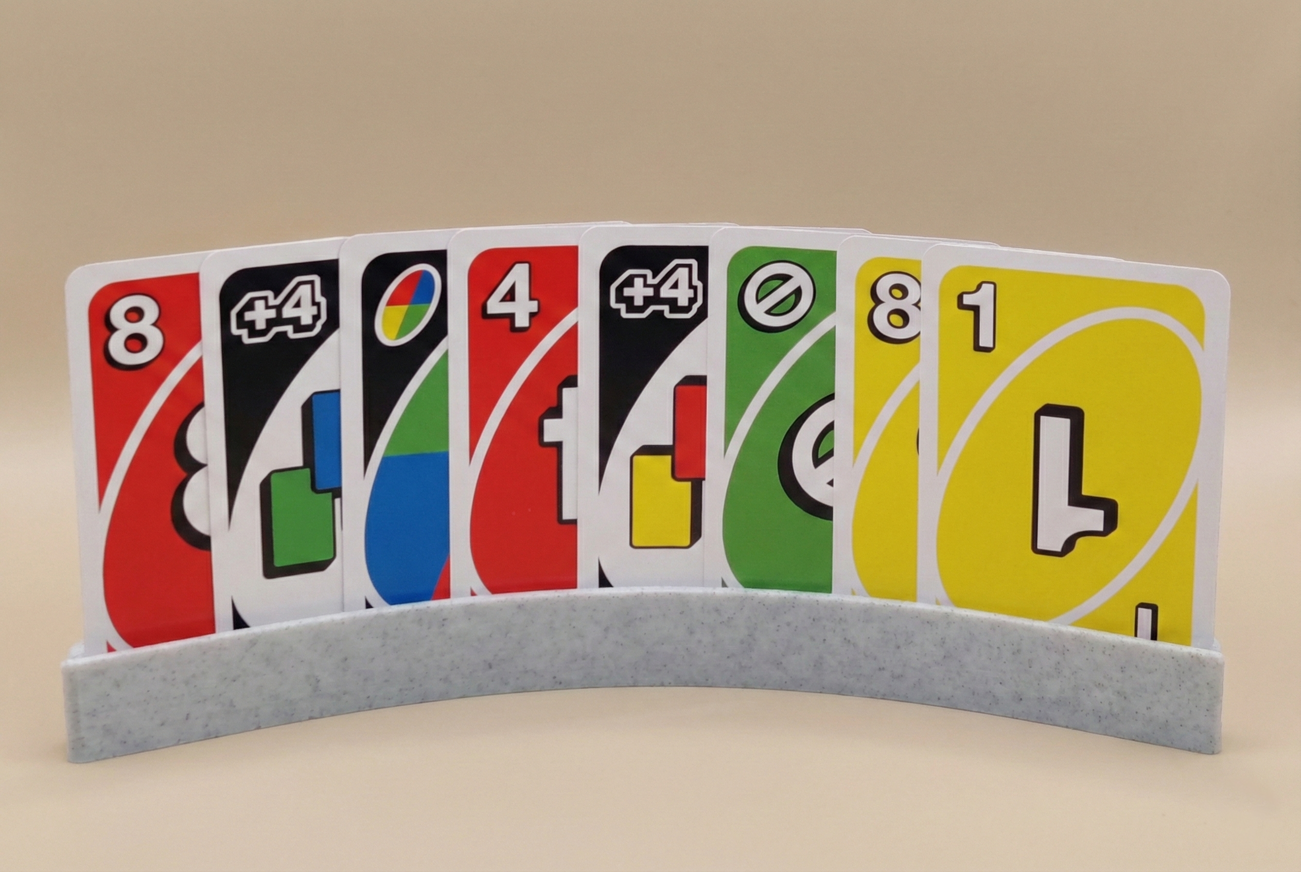 Kortholder til kortspil